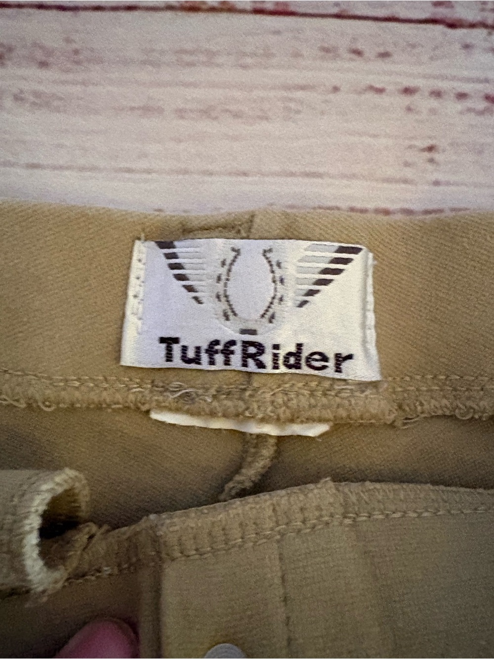 Tuff Rider Kids Tan Riding Breeches - Picture 2 of 6